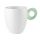 Кружка Everyday, 250 мл, белая/зеленая, Guzzini