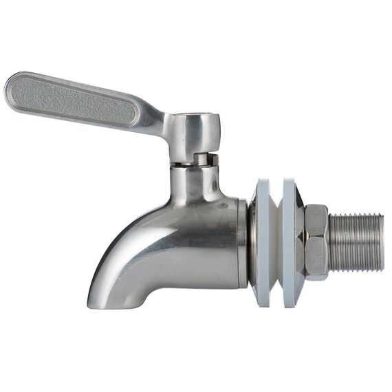 Кран для диспенсера стальной, Kilner