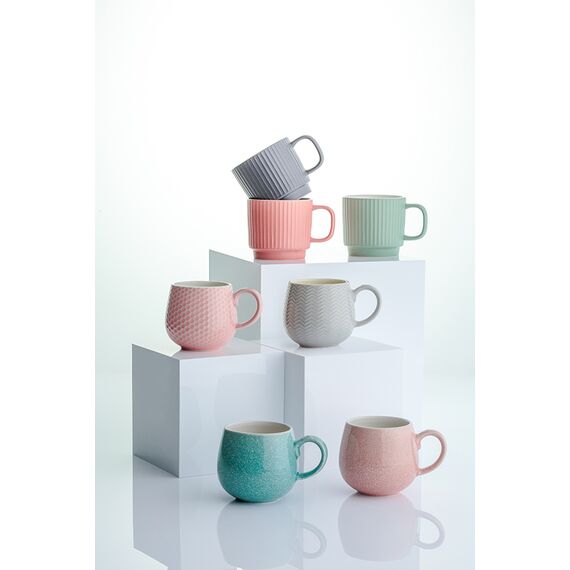 Кружка Embossed, 355 мл, коралловая, Mason Cash, изображение 3