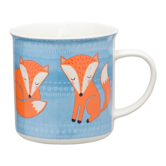 Кружка Woodland Animals 420 мл голубая, Price&Kensington