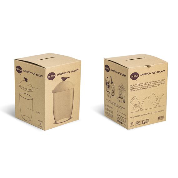 Емкость для льда Sparrow, белая, Qualy, изображение 3