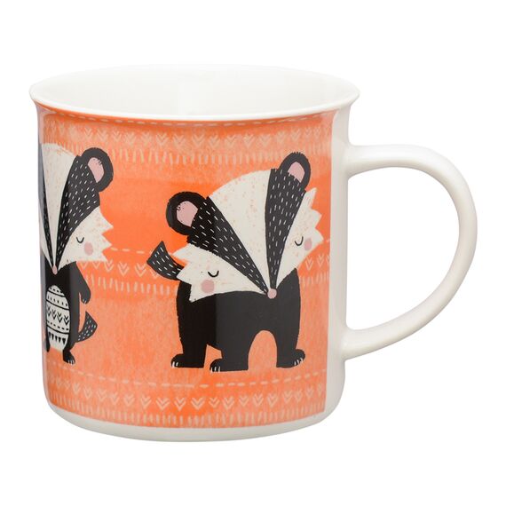 Кружка Woodland Animals 420 мл оранжевая, Price&Kensington