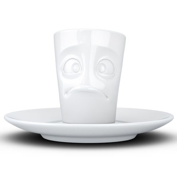 Кофейная пара Tassen Buffled, 80 мл, белая, Tassen