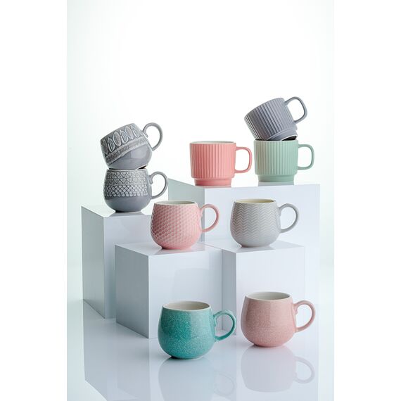 Кружка Embossed, 355 мл, серая, Mason Cash, изображение 2