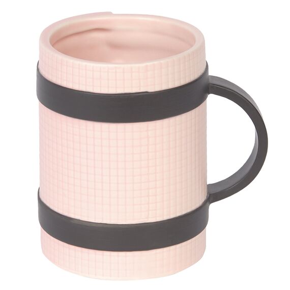 Кружка Yoga Mug розовая, Doiy
