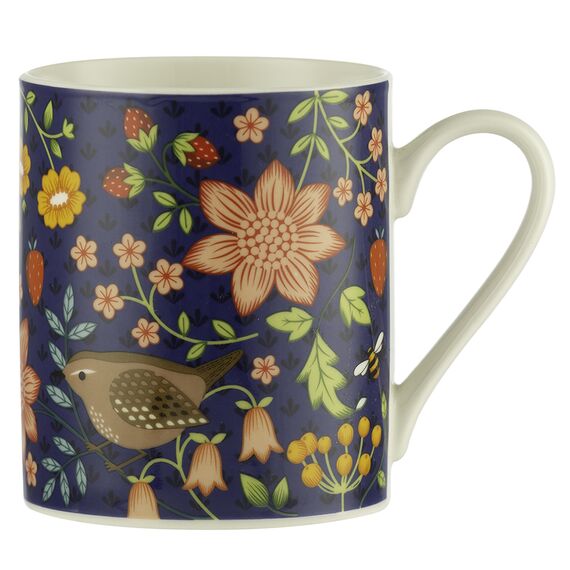 Кружка Wild Flower 380 мл синяя, Price&Kensington