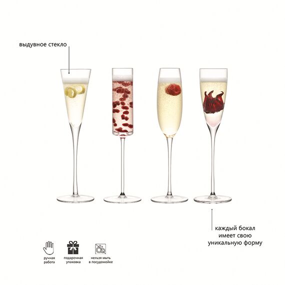 Набор бокалов LuLu, 150-175 мл, 4 шт., LSA International, изображение 11