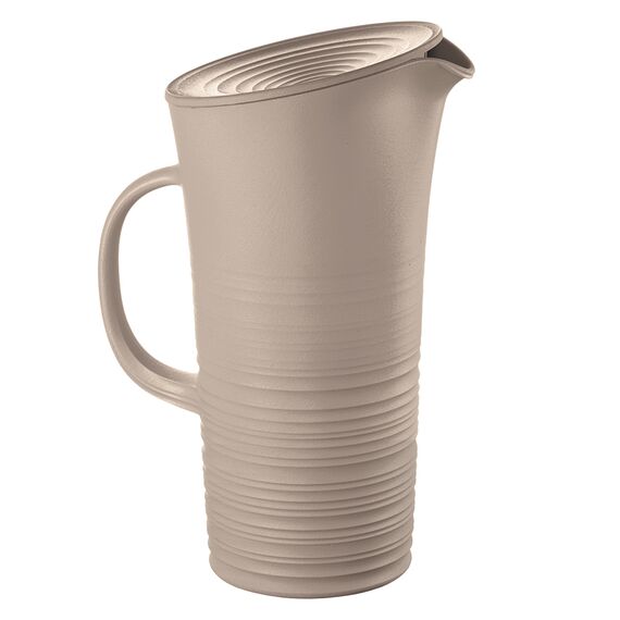 Кувшин с крышкой Tierra, 1,8 л, бежево-розовый, Guzzini