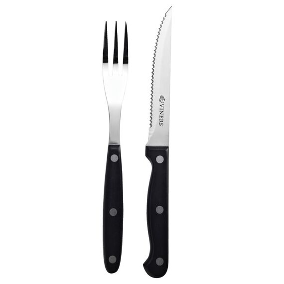Набор для стейков из 6 вилок и 6 ножей, Viners