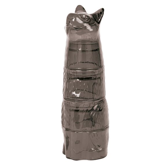 Набор из 4 стаканов Kitty, черный, Doiy