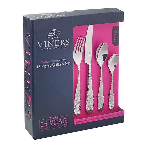 Набор из 16 столовых приборов Glamour, Viners, изображение 11
