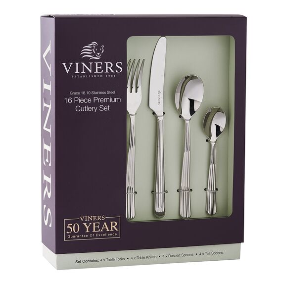 Набор из 16 столовых приборов Grace, Viners, изображение 13