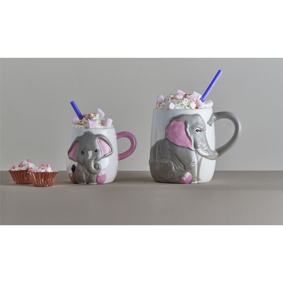 Набор из 2 кружек Elephant, 405 мл и 195 мл, Price&Kensington, изображение 2