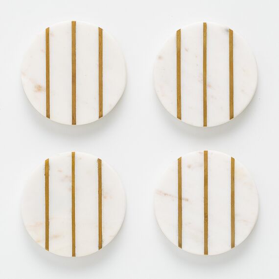 Набор из 4 подставок из мрамора Elements D 10 см, TYPHOON, изображение 2