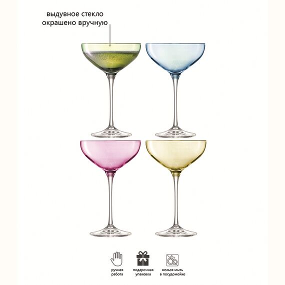 Набор креманок Polka, 235 мл, пастельный, 4 шт., LSA International, изображение 7