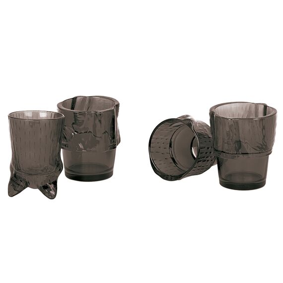 Набор из 4 стаканов Kitty, черный, Doiy, изображение 3