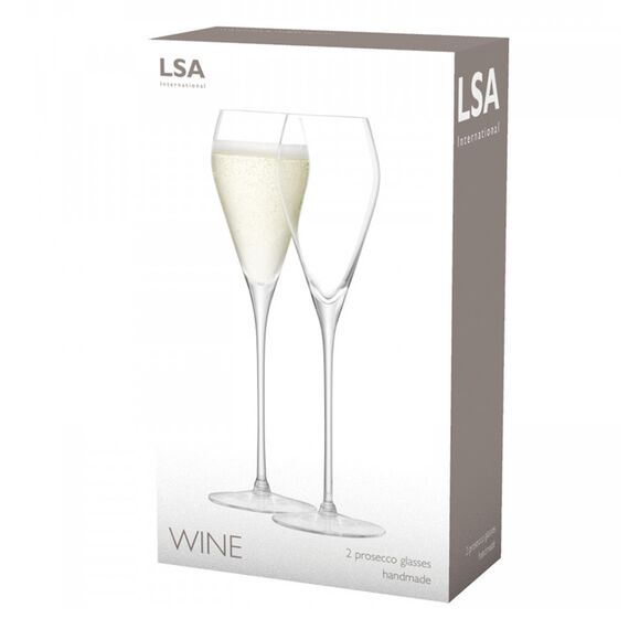 Набор бокалов для просекко Wine, 250 мл, 2 шт., LSA International, изображение 6