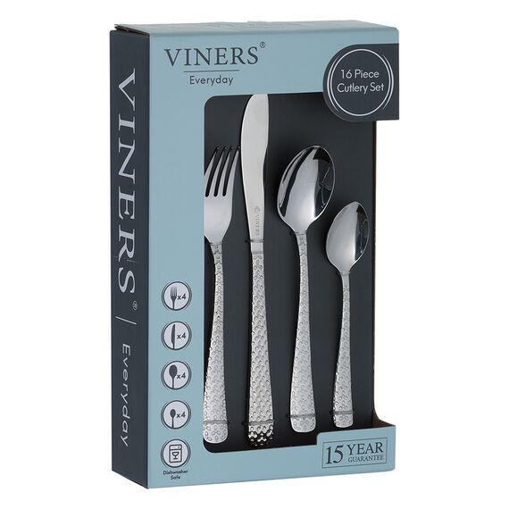 Набор из 16 столовых приборов Everyday Fleur, Viners, изображение 2