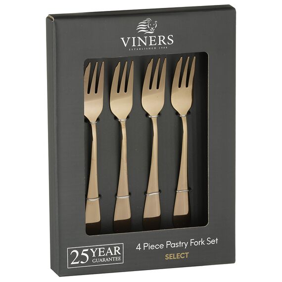 Набор из 4 десертных вилок Select Copper, Viners, изображение 4