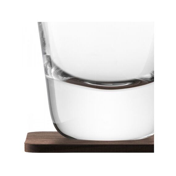 Набор стаканов для виски с деревянными подставками Arran Whisky, 250 мл, 2 шт., LSA International, изображение 3