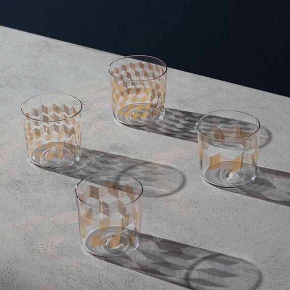 Набор стаканов Signature, Chevron, 310 мл, 4 шт., LSA International, изображение 5