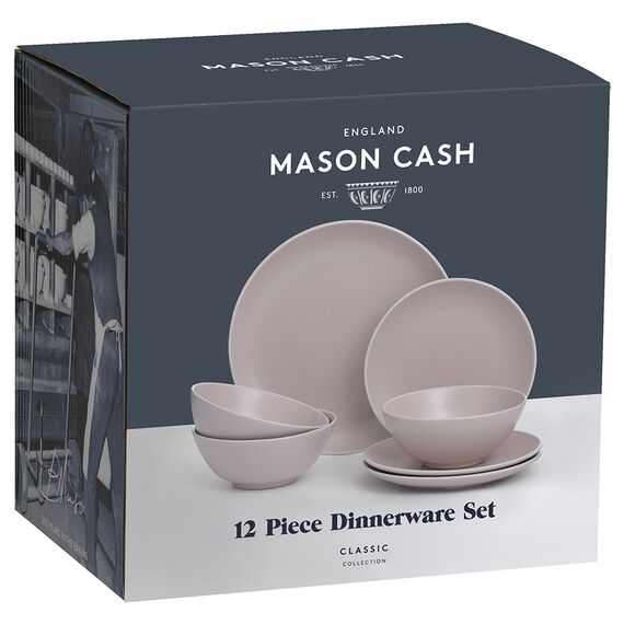 Набор обеденной посуды Classic, розовый, 12 пред., Mason Cash, изображение 2