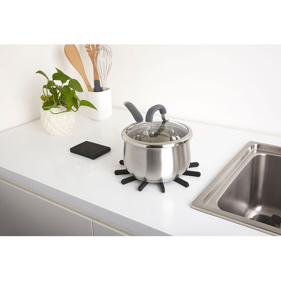 Набор подставок под горячее Fanfare, черный, 2 шт., Umbra, изображение 2