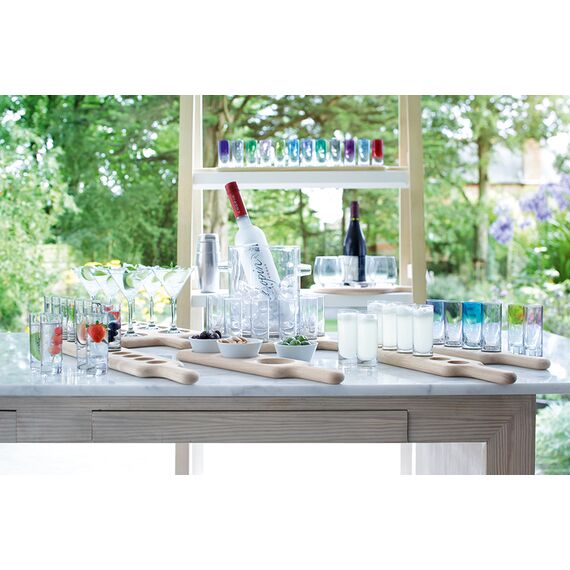 Набор стопок на деревянной подставке Paddle, 40 см, 6 шт., LSA International, изображение 4