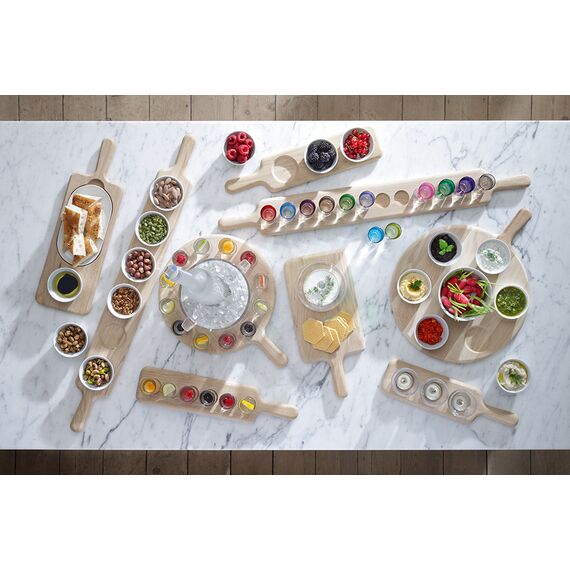 Набор стопок на деревянной подставке Paddle, 40 см, 6 шт., LSA International, изображение 2