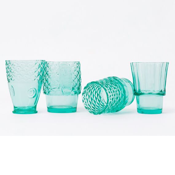 Набор подарочный из 4-х стаканов Koifish, мятный, Doiy, изображение 3