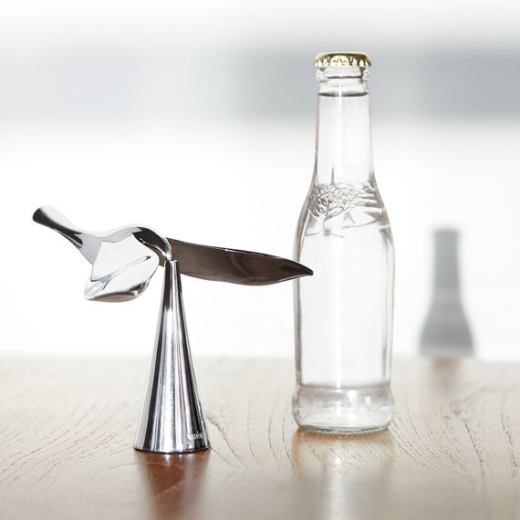 Открывалка для бутылок на подставке Tipsy, хром, Umbra, изображение 5