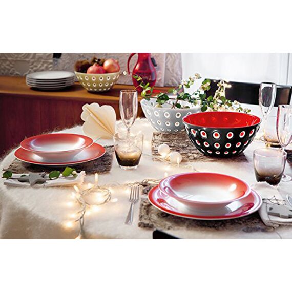 Салатник Le Murrine, ?25 см, акрил, красный, Guzzini, изображение 2