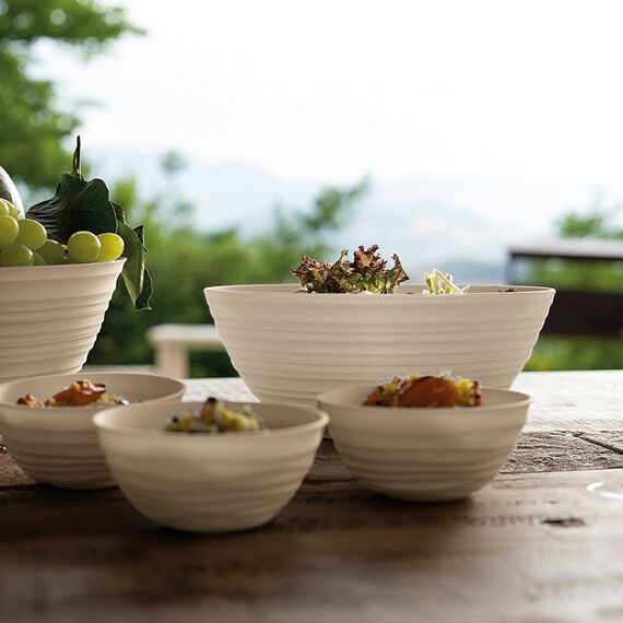 Салатник Tierra, ?25 см, молочно-белый, Guzzini, изображение 3