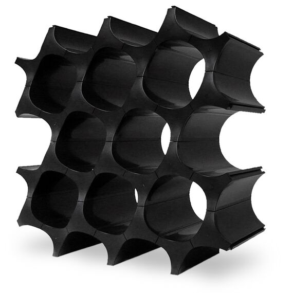 Органайзер Wine Cell черный, Qualy, изображение 2