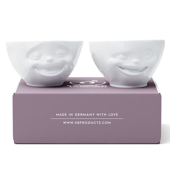 Набор чаш Tassen, Laughing & Winking, 200 мл, белый, 2 шт., Tassen, изображение 3