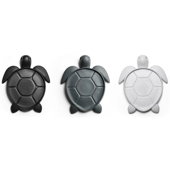 Подставка под стаканы Save Turtle, черный, Qualy, изображение 2