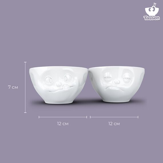 Набор чаш Tassen Snoozy & Tasty, 2 шт, 200 мл, белый, Tassen, изображение 11