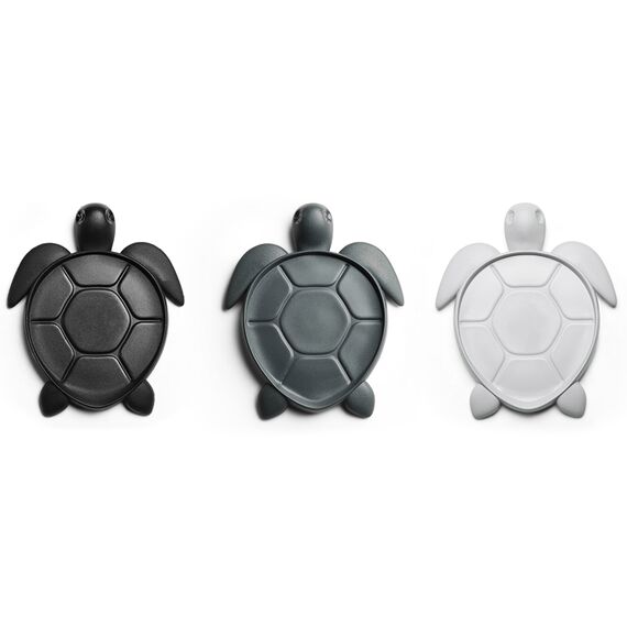 Подставка под стаканы Save Turtle, серый, Qualy, изображение 2