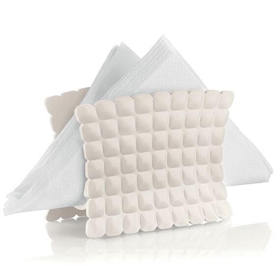 Подставка для салфеток Tiffany, молочно-белая, Guzzini