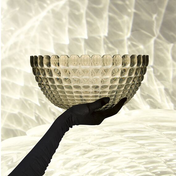 Салатник Tiffany, ?25 см, акрил, серый, Guzzini, изображение 3