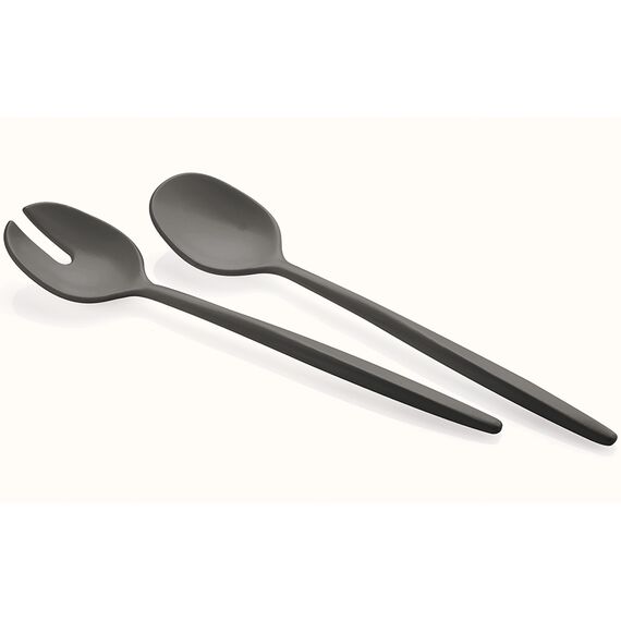 Приборы для салата Tierra, черные, 2 шт., Guzzini