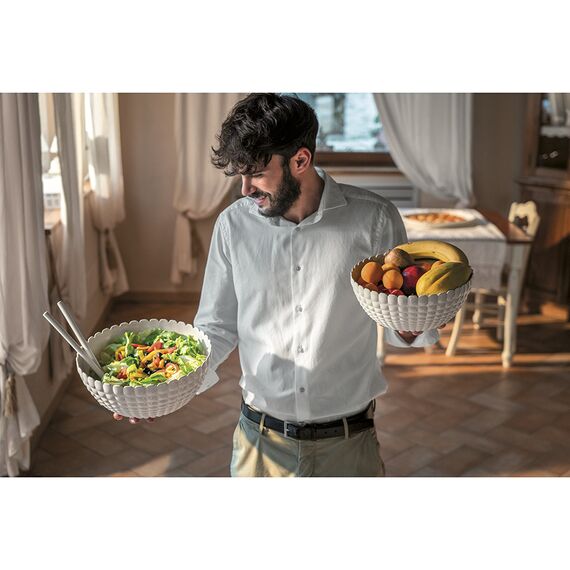 Салатник Tiffany, 5 л, молочно-белый, Guzzini, изображение 2