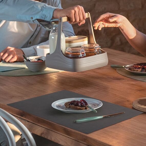 Салфетка подстановочная двухсторонняя Nature, черная, Guzzini, изображение 2