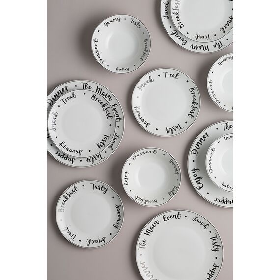 Тарелка Carnaby Script D 21 см, Price&Kensington, изображение 3