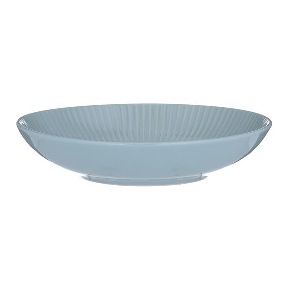 Тарелка глубокая Linear, ?23 см, синяя, Mason Cash