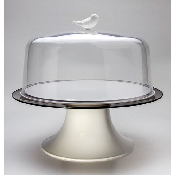 Тортовница Sparrow белая, Qualy, изображение 4