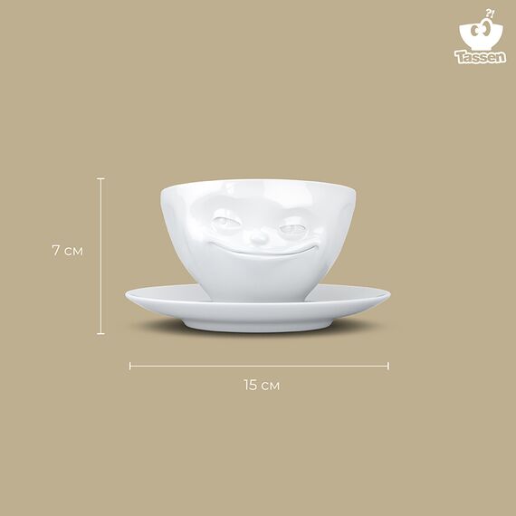 Чайная пара Tassen Grinning, 200 мл, белая, Tassen, изображение 12
