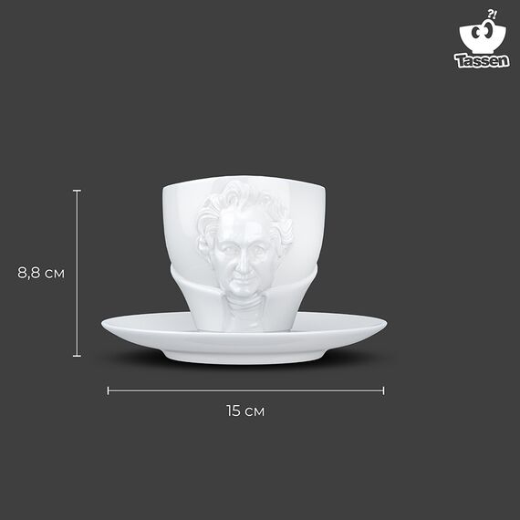 Чайная пара Talent Goethe, 260 мл, белая, Tassen, изображение 18