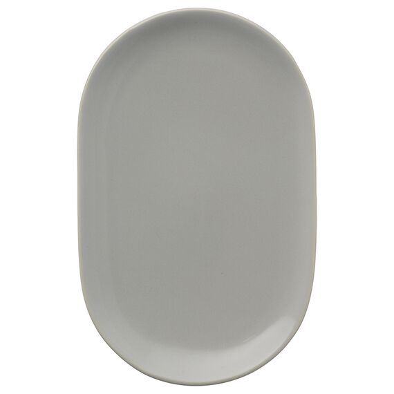 Тарелка сервировочная Cafe Concept 19,6х12,5 см серая, TYPHOON