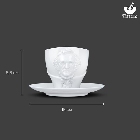 Чайная пара Talent Richard Wagner, 260 мл, белая, Tassen, изображение 13
